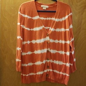 Michael kors tie dye cardigan